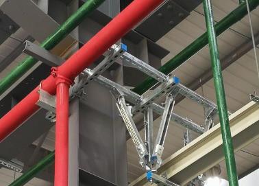 镇雄该抗震支架的整体式支吊架结构协调性好